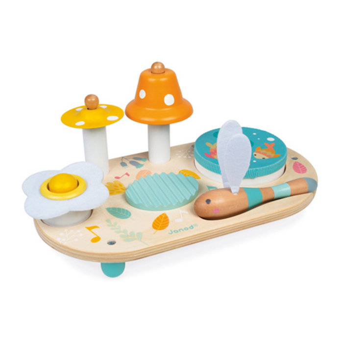Janod Muziektafel Pure - Houten speelgoed - 3-6 jaar