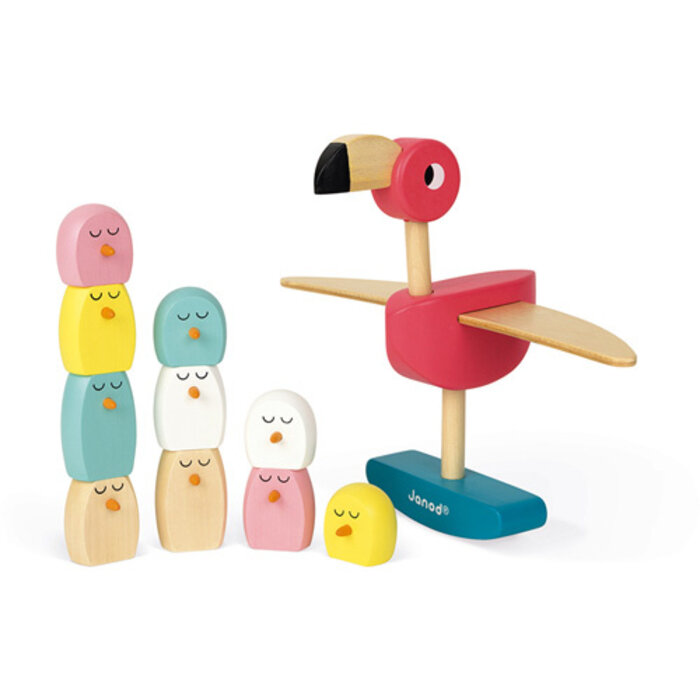 Janod Zigolos - evenwichtsspel Flamingo