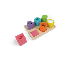 Janod I Wood - vorm en geluid puzzel