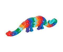 Lanka Kade Alfabet houten puzzel - Dinosaurus Dizzy (26 stuks)