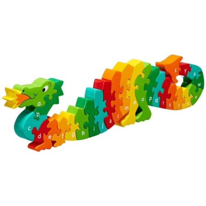 Lanka Kade Alfabet houten puzzel - Draak Dazzle (26 stuks)