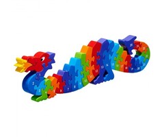 Lanka Kade Cijfer houten puzzel - 1 tot 25 Draak Dazzle (25 stuks)