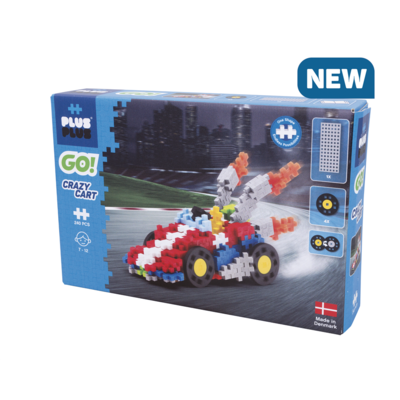 Plus-Plus Mini basic GO - Crazy Cart - 240 stuks