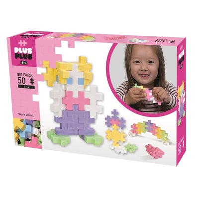 Plus-Plus BIG pastel - 50 stuks