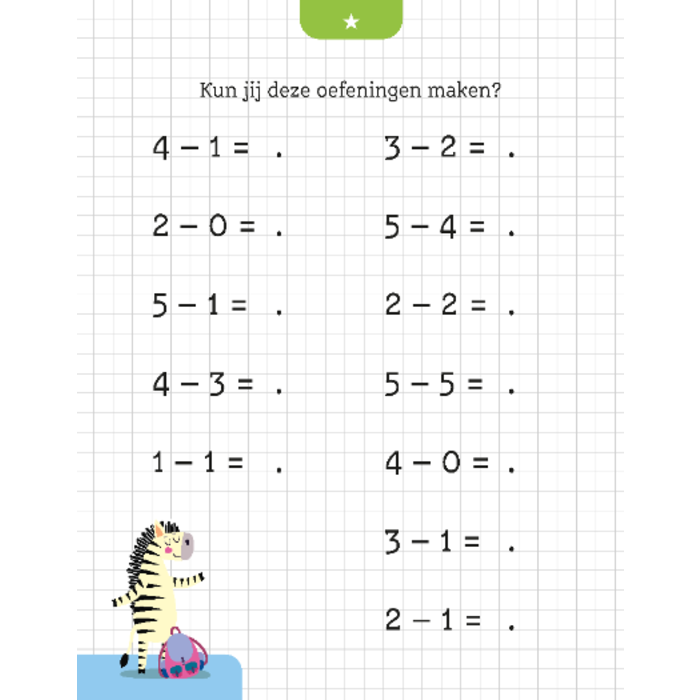 Deltas Oefenkaarten met uitwisbare stift -ik leer rekenen en schrijven  (6-7 jaar)