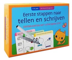Deltas Oefenkaarten met uitwisbare stift - eerste stappen naar tellen en schrijven (5-6 jaar)