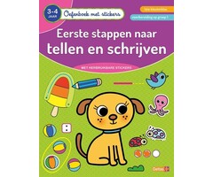 Deltas Oefenboek met stickers - eerste stappen naar tellen en schrijven (3-4 jaar)