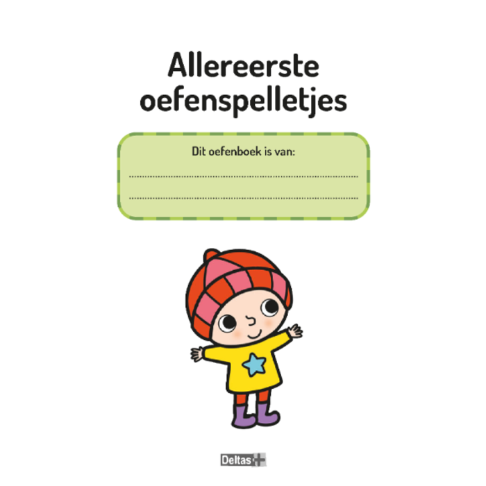 Deltas Oefenboek met stickers - allereerste oefenspelletjes (3-4 jaar)