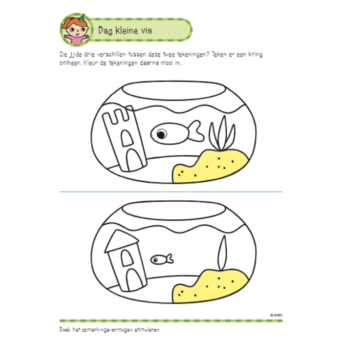 Deltas Oefenboek met stickers - allereerste oefenspelletjes (3-4 jaar)