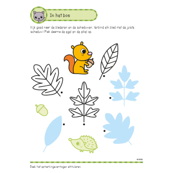 Deltas Oefenboek met stickers - allereerste oefenspelletjes (3-4 jaar)