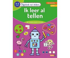 Deltas Oefenboek met stickers - ik leer al tellen (4-5 jaar)