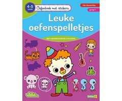 Deltas Oefenboek met stickers - leuke oefenspelletjes (4-5 jaar)