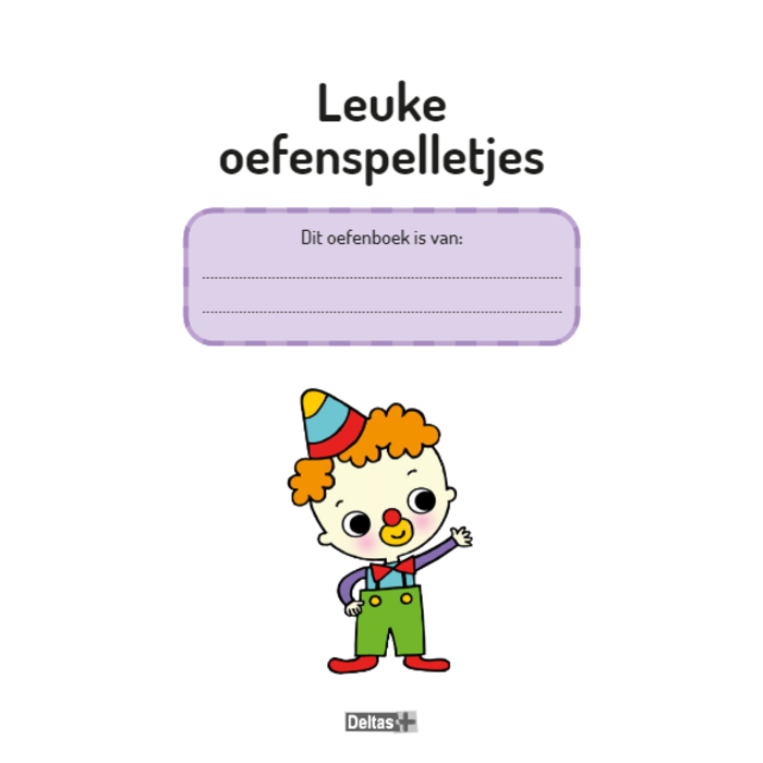 Deltas Oefenboek met stickers - leuke oefenspelletjes (4-5 jaar)