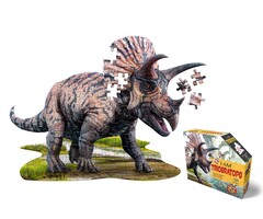Madd Capp Ik ben puzzel - Triceratops - 100 stukjes, posterformaat