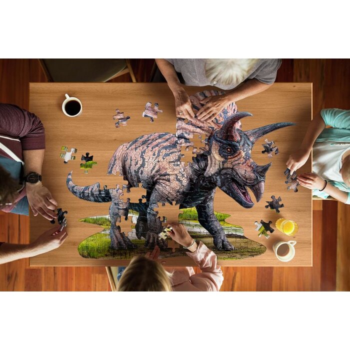 Madd Capp Ik ben puzzel - Triceratops - 100 stukjes, posterformaat