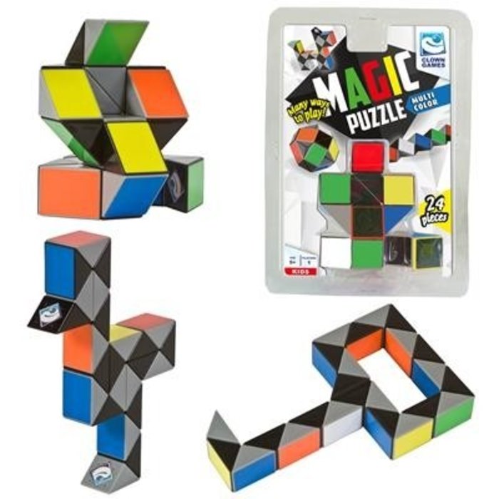 Clown Games Magic Puzzel 3D - 24 delen - Multi Colour