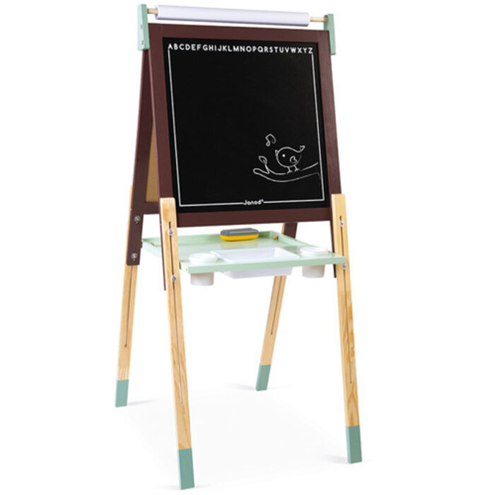 Janod Schoolbord - verstelbaar Grijs/Geel