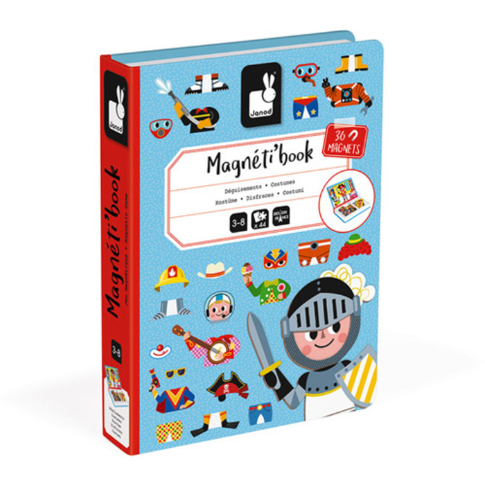 Janod Magnetibook - verkleedfeest jongens