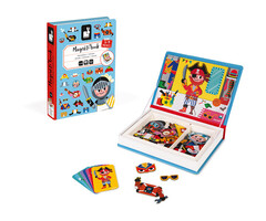 Janod Magnetibook - verkleedfeest jongens