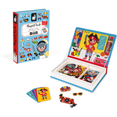 Janod Magnetibook - verkleedfeest jongens