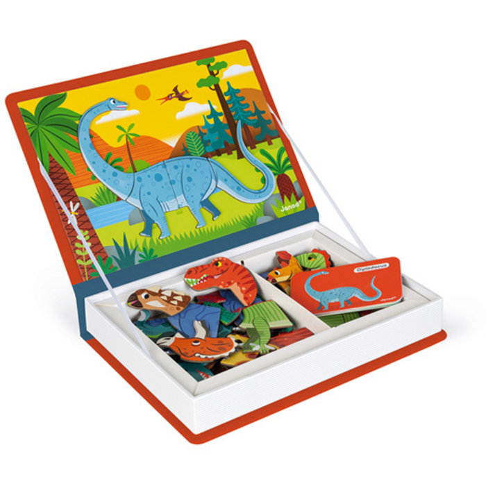 Janod Magnetibook - dinosaurus