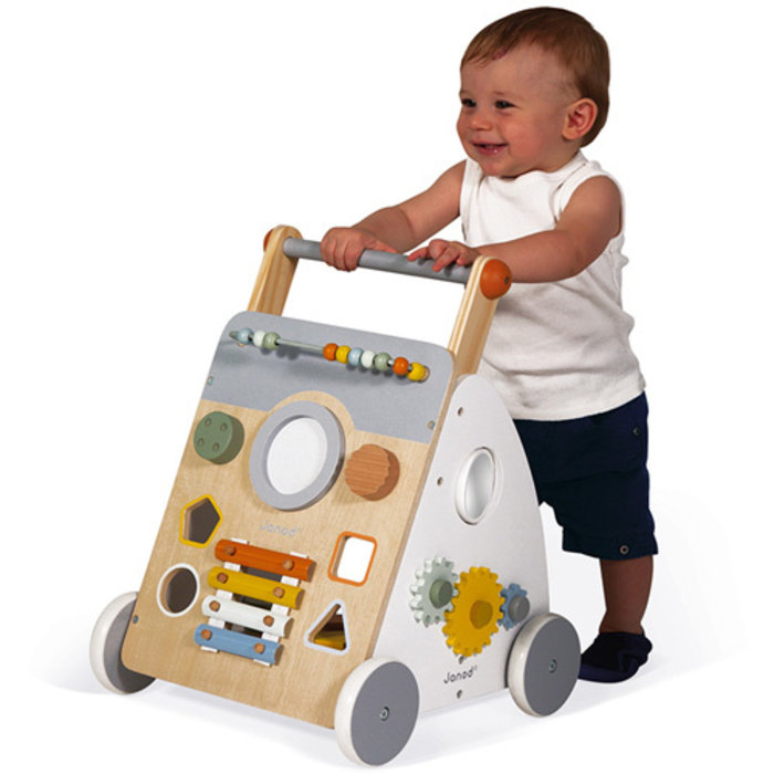 Janod Houten speelgoed - Babyloopwagen - Sweet Cocoon
