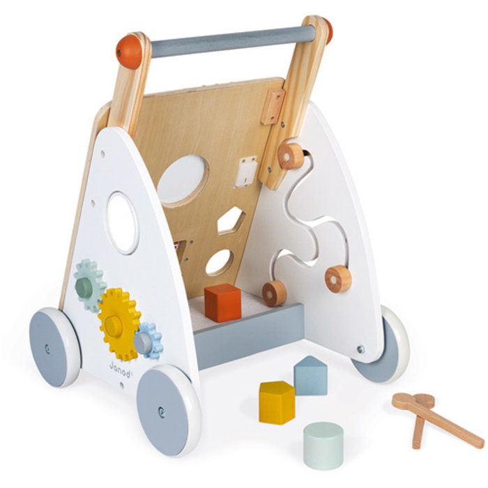 Janod Houten speelgoed - Babyloopwagen - Sweet Cocoon