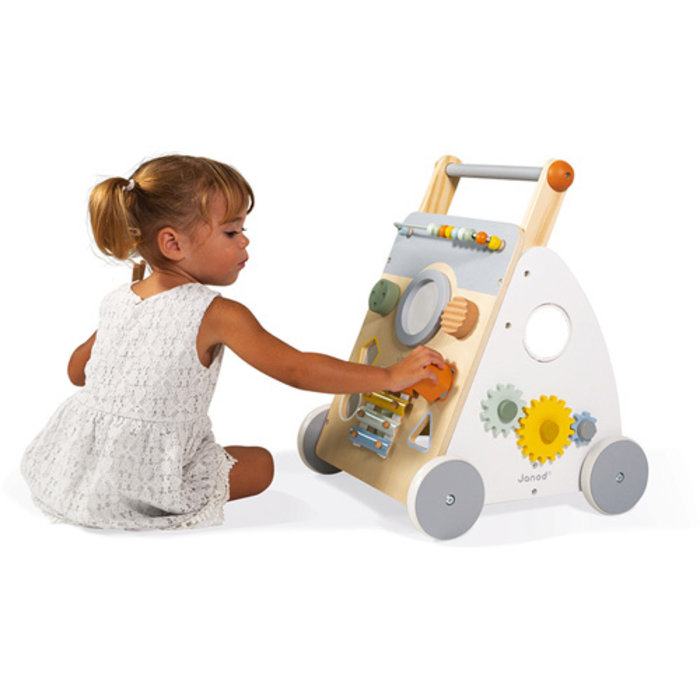 Janod Houten speelgoed - Babyloopwagen - Sweet Cocoon