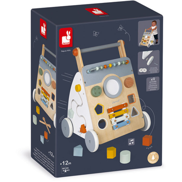 Janod Houten speelgoed - Babyloopwagen - Sweet Cocoon