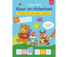 Deltas Superleuk kleur- en stickerboek - ik kan al woorden vormen (6-7 J.))