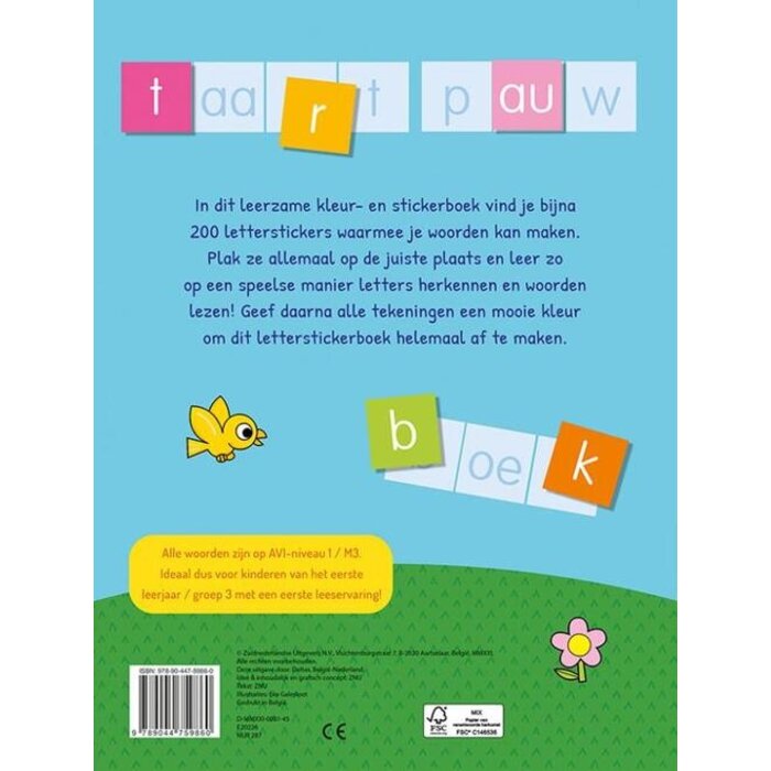 Deltas Superleuk kleur- en stickerboek - ik kan al woorden vormen (6-7 J.))