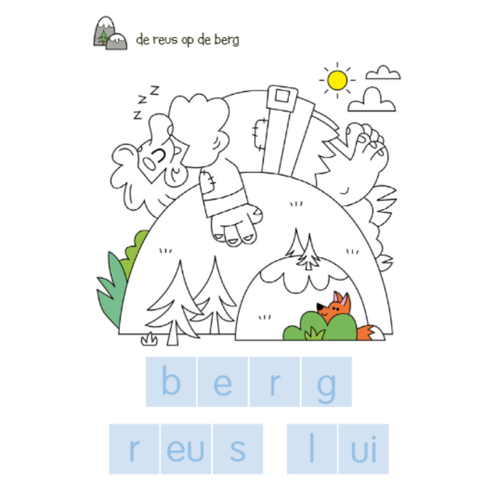 Deltas Superleuk kleur- en stickerboek - ik kan al woorden vormen (6-7 J.))