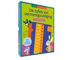 Deltas Oefenkaarten - de tafels van vermenigvuldiging (7-8 j.) 2de leerjaar