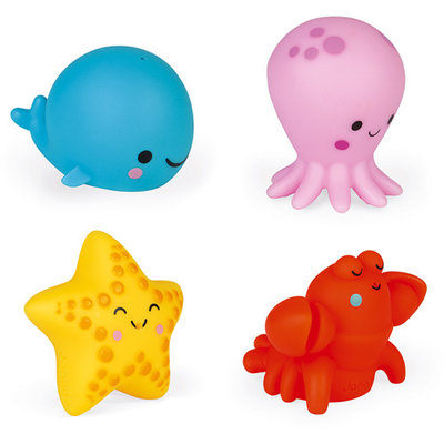 Janod Badspeelgoed - spuitfiguur zeedieren