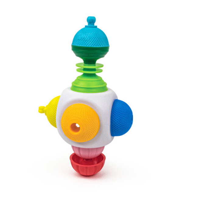 Lalaboom Mini kubus met educatieve kralen ( 9 stuks )