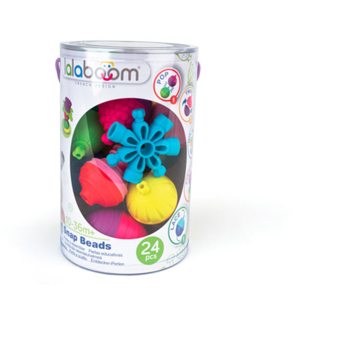 Lalaboom Educatieve kralen en accessoires (24 stuks)