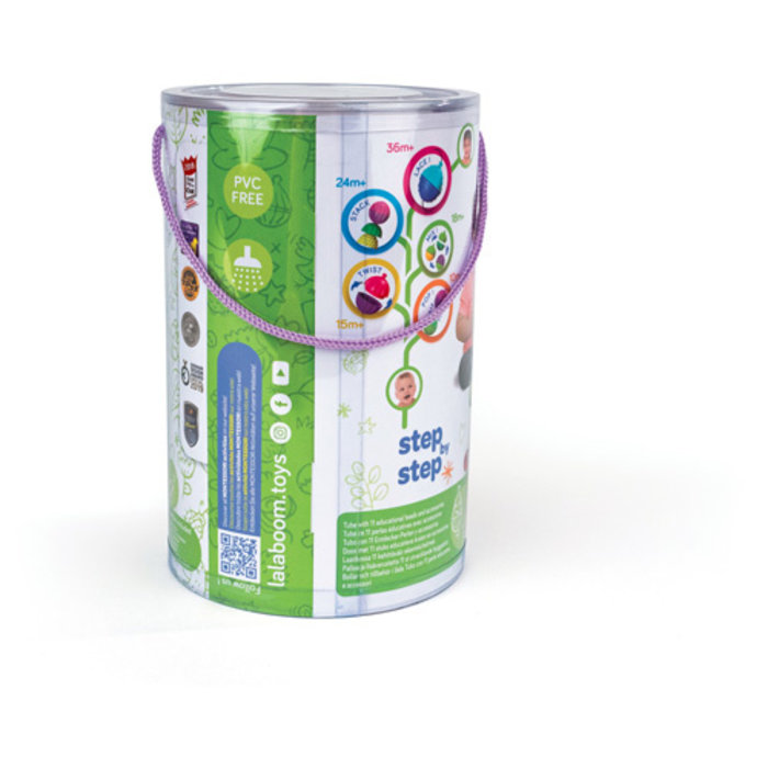 Lalaboom Educatieve kralen en accessoires (24 stuks)
