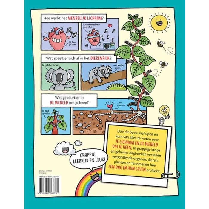 Deltas Een dag in het leven van...het knotsgekke weetjesboek over het leven op aarde