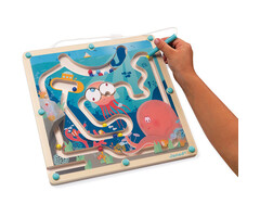 Janod Houten behendigheidsspel - magnetische doolhof, Oceaan