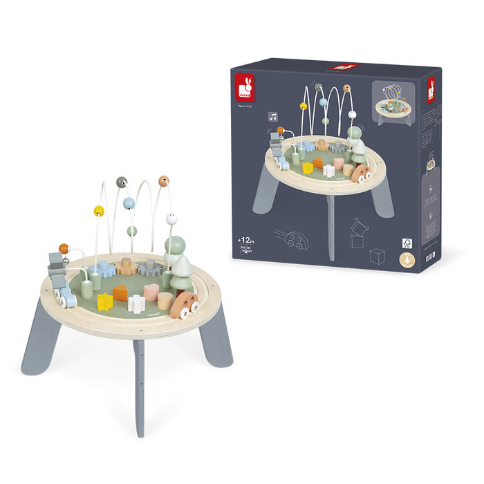 Janod Houten speelgoed - activiteitentafel/speeltafel - Sweet Cocoon