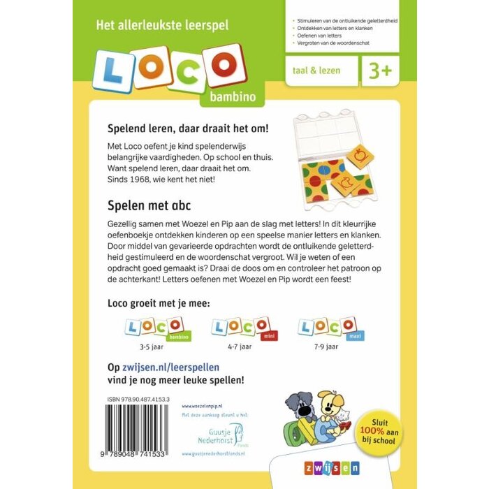 Loco Woezel & Pip - spelen met ABC (bambino)