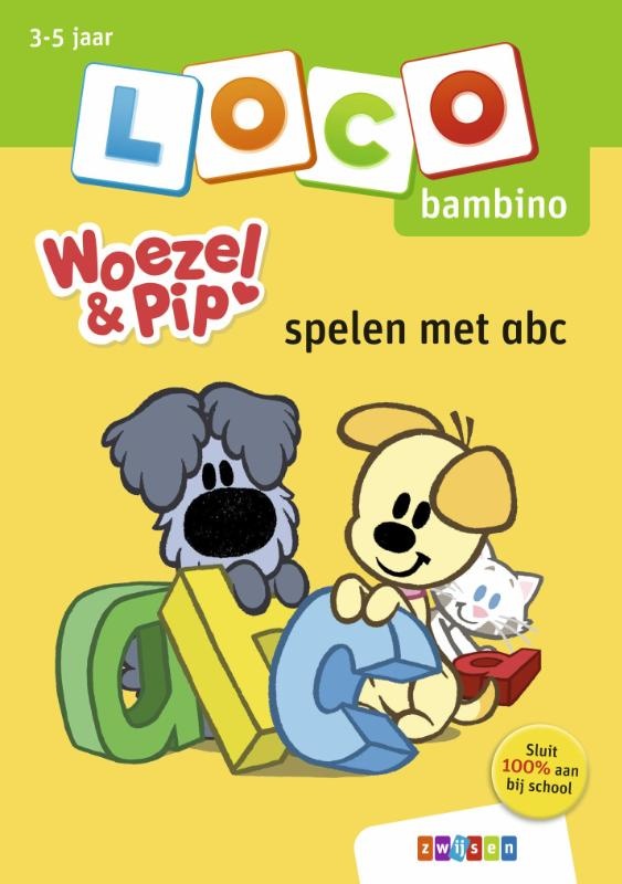 Prik Kwijtschelding wijs Loco Woezel & Pip pakket - basisdoos en 2 boekjes - letters en cijfers -  Educatief Speelgoed