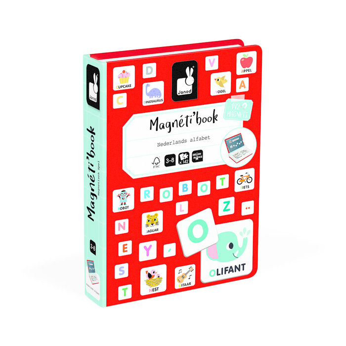 Janod Magnetibook - het alfabet (nederlandstalig)