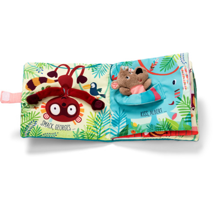 Lilliputiens Stoffen boek - knuffels van Cesar