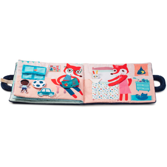 Lilliputiens Stoffen doeboek - slaap zacht klein vosje