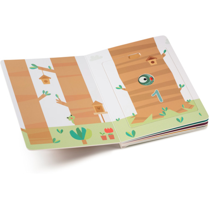 Lilliputiens Kartonnen, mijn eerste puzzelboek - 1,2,3 bos