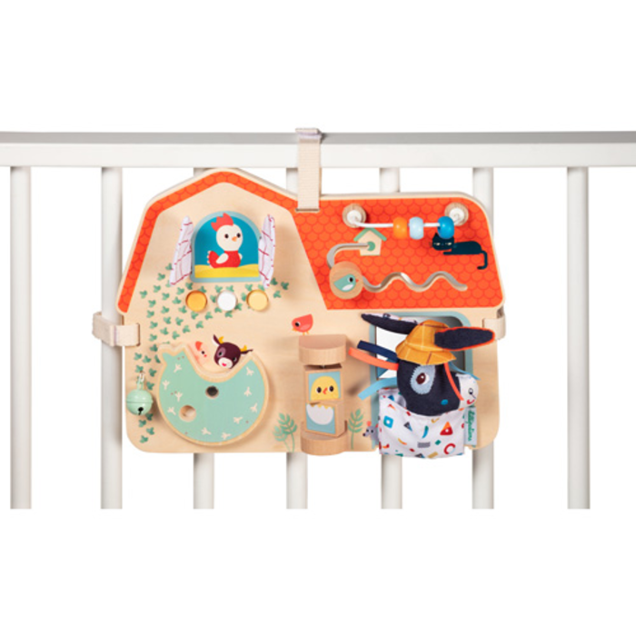 Lilliputiens Houten activiteitenpaneel  - boerderij