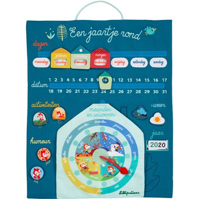 Lilliputiens Stoffen weekkalender - een jaartje rond