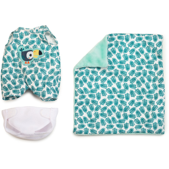 Lilliputiens Stoffen pop met mandje - Ari