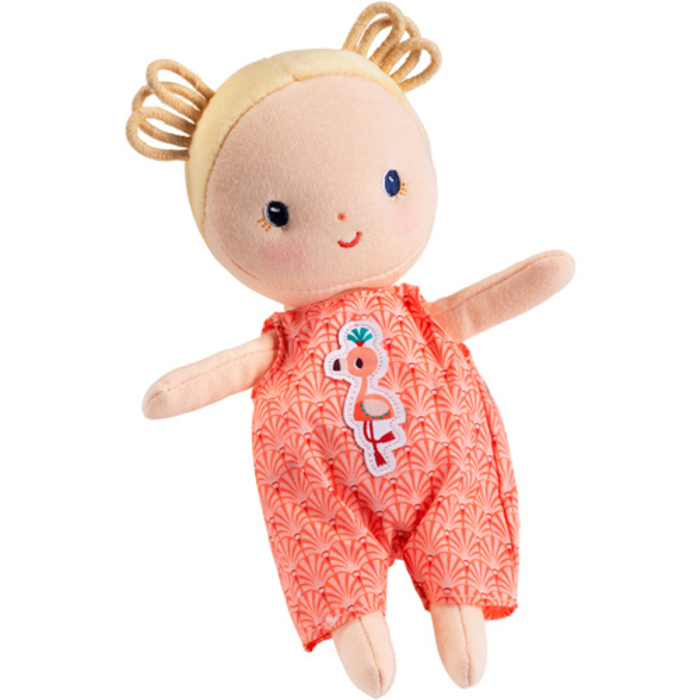 Lilliputiens Stoffen pop met mandje - Anais